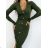 Women's Long Chiffon Short Sleeve Dress (S/M ONE SIZE) ITALIAN FASHION IMWGS231048