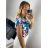 Women's Elegant Long Sleeve Dress (S/M ONE SIZE) ITALIAN FASHION IMM23M6062 -   pink -   S / M