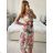 Women's Long Elegant Chiffon Sleeveless Dress (S/M ONE SIZE) ITALIAN FASHION IM423265