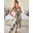 Women's Long Elegant Chiffon Sleeveless Dress (S/M ONE SIZE) ITALIAN FASHION IM423265
