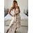 Women's Long Elegant Chiffon Sleeveless Dress (S/M ONE SIZE) ITALIAN FASHION IM423265