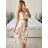 Women's Long Elegant Chiffon Sleeveless Dress (S/M ONE SIZE) ITALIAN FASHION IM423265