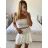 Women's elegant party long sleeve dress (S/M ONE SIZE) ITALIAN FASHION IM322282