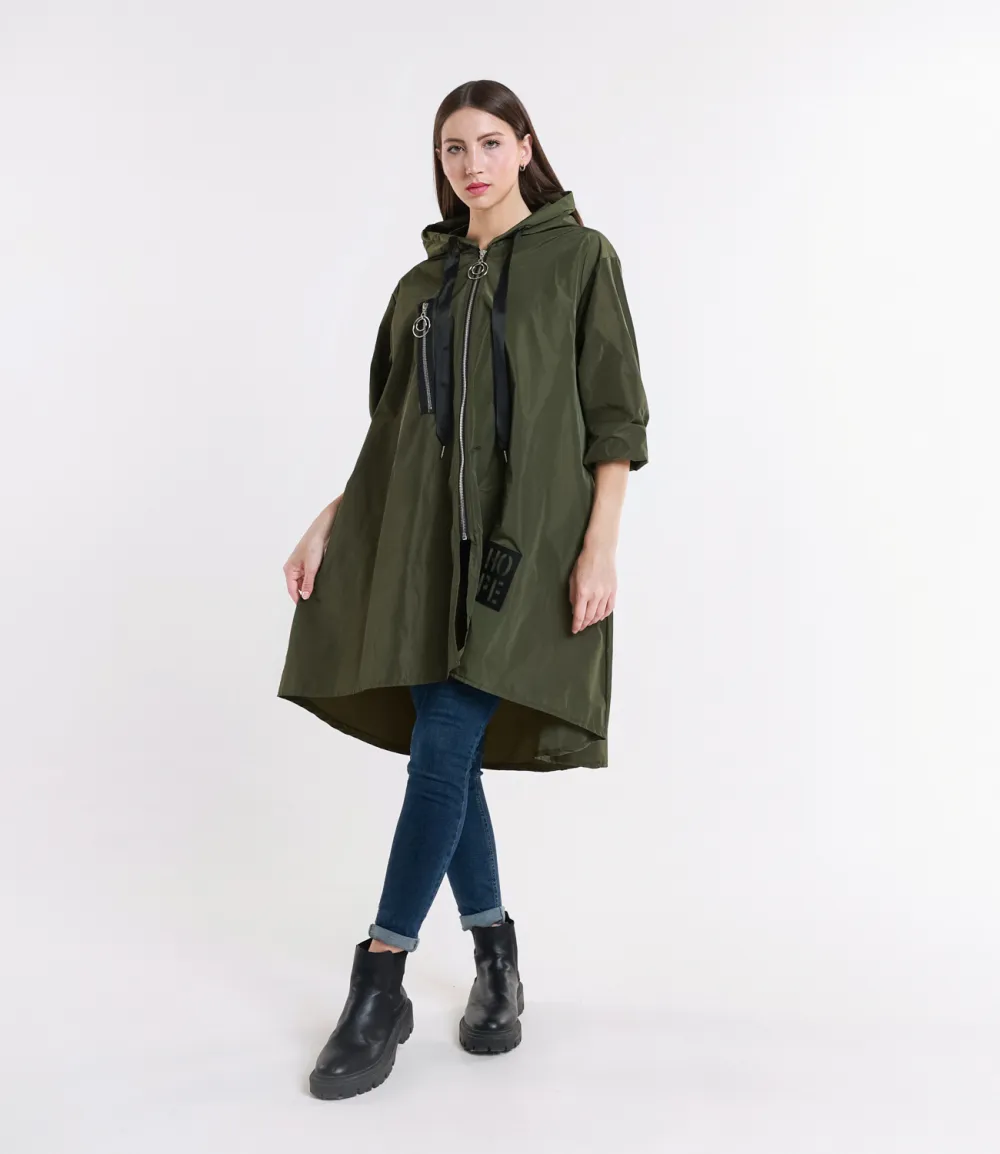 Oversized spring jacket 3/4 long sleeve women's (S/M/L ONE SIZE) ITALIAN FASHION IMPLI2405361