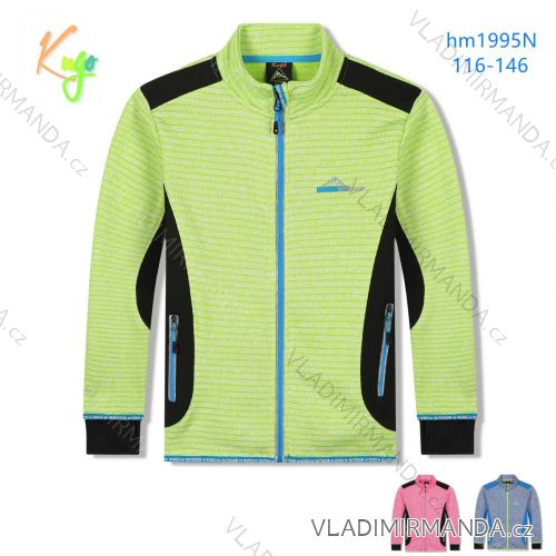 Zip-up sweatshirt long sleeve children's youth girls (116-146) KUGO FM8886