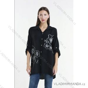 Women's Oversize Long Sleeve Tunic (S/M ONE SIZE) ITALIAN FASHION IMPLI2365326