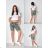 Women's Oversize Long Sleeve Extended Shirt (S/M ONE SIZE) ITALIAN FASHION IMPLI2234690