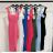 Women's long strapless sequin party dress (S/M ONE SIZE) ITALIAN FASHION IMPMD2360600