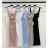 Women's long strapless sequin party dress (S/M ONE SIZE) ITALIAN FASHION IMPMD2360600