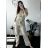 Women's Long Sleeve Hoodie Dress (S / M ONE SIZE) ITALIAN FASHION IMWA216095
