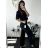 Women's Long Sleeve Hoodie Dress (S / M ONE SIZE) ITALIAN FASHION IMWA216095