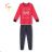 Children's long pajamas for girls (98-128) KUGO MP1759