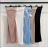 Women's Long Chiffon Short Sleeve Dress (S/M ONE SIZE) ITALIAN FASHION IMWGS231048