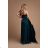 Women's Long Elegant Party Long Sleeve Dress (S-XL) FRENCH FASHION FMPEL23CECILE -   modrá petrolejová -   M