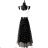 Women's Long Sleeve Summer Dress (S/M ONE SIZE) ITALIAN FASHION IMPES238990 black S / M