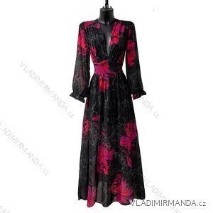 Women's Long Sleeve Summer Dress (S/M ONE SIZE) ITALIAN FASHION IMPES238990