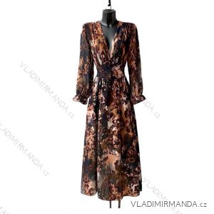 Women's Long Sleeve Summer Dress (S/M ONE SIZE) ITALIAN FASHION IMPES238990
