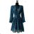 Women's Long Chiffon Short Sleeve Dress (S/M ONE SIZE) ITALIAN FASHION IMWGS231048 černo-béžová S / M