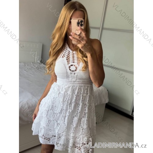 Women's Strapless Long Party Dress (S/M ONE SIZE) ITALIAN FASHION IMPSH2360055 -   white -   S / M