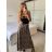 Women's Long Chiffon Short Sleeve Dress (S/M ONE SIZE) ITALIAN FASHION IMWGS231048