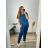 Women's Warm Long Sleeve Dress (L / XL ONE SIZE) ITALIAN FASHION IM421MIA -   dark blue -   2XL / 3XL