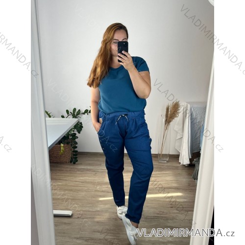 Women's Warm Long Sleeve Dress (L / XL ONE SIZE) ITALIAN FASHION IM421MIA -   dark blue -   2XL / 3XL