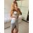Women's elegant party long sleeve dress (S/M ONE SIZE) ITALIAN FASHION IM322282