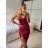 Women's elegant party long sleeve dress (S/M ONE SIZE) ITALIAN FASHION IM322282