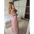 Women's long strapless sequin party dress (S/M ONE SIZE) ITALIAN FASHION IMPMD2360600