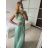 Women's Sleeveless Long Party Dress (S/M ONE SIZE) ITALIAN FASHION IMPBB23S3558