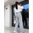 Women's Elegant Belt Long Sleeve Dress (S/M ONE SIZE) ITALIAN FASHION IMM23UN6139