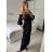 Women's long strapless sequin party dress (S/M ONE SIZE) ITALIAN FASHION IMPMD2360600