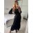 Women's long strapless sequin party dress (S/M ONE SIZE) ITALIAN FASHION IMPMD2360600