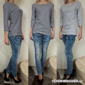 T-shirt 3/4 long sleeve ladies strip (uni) ITALIAN Fashion IMO028 IM518053