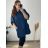 Long Sleeve Dress with Pendant Women's Oversized (3XL / 4XL ONE SIZE) ITALIAN FASHION IMWQ2115022