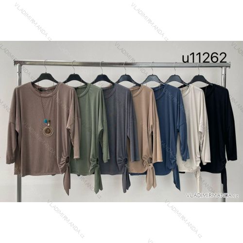 Dress with 3/4-sleeve ladies pocket (uni sl) ITALIAN Fashion IMWD20527