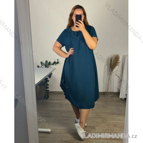 Shirt 3/4 sleeve ladies strip (4XL/5XL ONE SIZE) ITALSKÁ MÓDA IM422026