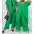 Šaty letní na ramínka dámské (S/M ONE SIZE) ITALSKÁ MÓDA IMPBB22B21841 green S / M