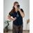 Tunic short sleeve women (uni s-l) ITALIAN FASHION IMD20123 50/52 black