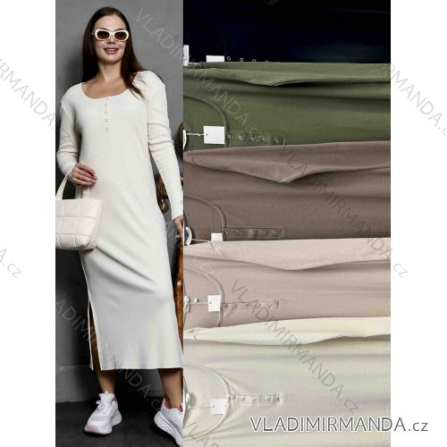 Women's Long Chiffon Short Sleeve Dress (S/M ONE SIZE) ITALIAN FASHION IMWGS231048
