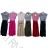 Women's Elegant Short Sleeve Dress (S/M/L ONE SIZE) ITALIAN FASHION IMD24270