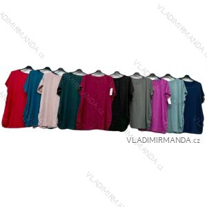 Tunic Oversize Short Sleeve Women's Plus Size (54/56/58 ONE SIZE) ITALIAN FASHION IMD24277