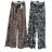 Women's Elegant Oversize Leopard Belt Long Pants (S/M/L ONE SIZE) ITALIAN FASHION IMD24281