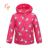 Winter jacket with hood for children's girls (98-128) KUGO KB2338
