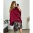 Šaty letní na ramínka dámské (S/M ONE SIZE) ITALSKÁ MÓDA IMPBB22B21841  wine