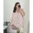 Short Sleeve Shirt Dress women (uni L-2XL) ITALIAN MODA IMS20002