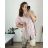 Short Sleeve Shirt Dress women (uni L-2XL) ITALIAN MODA IMS20002