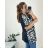 Women's Plus Size Short Sleeve Tunic (54/56 ONE SIZE) TURKISH FASHION TME248100