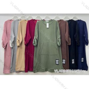 Shirt extended 3/4 long sleeve women's (L/XL/2XL ONE SIZE) ITALIAN FASHION IM423025