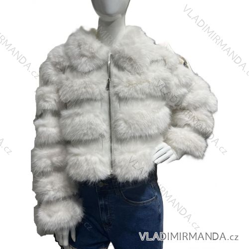 Women's Long Sleeve Leather Jacket (S-XL) ITALIAN FASHION IMM23MS228058